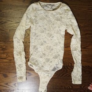 American Apparel Lace Bodysuit